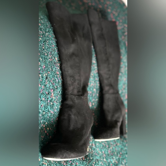 ‼️RARE‼️🎸SAM EDELMAN🎸🔥NWT🔥Carlson Faux Suede Knee-High Boots—8 - Picture 8 of 16